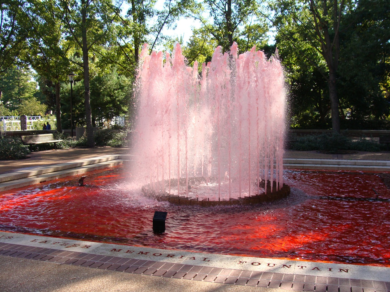 fountain red fountain saint louis free photo