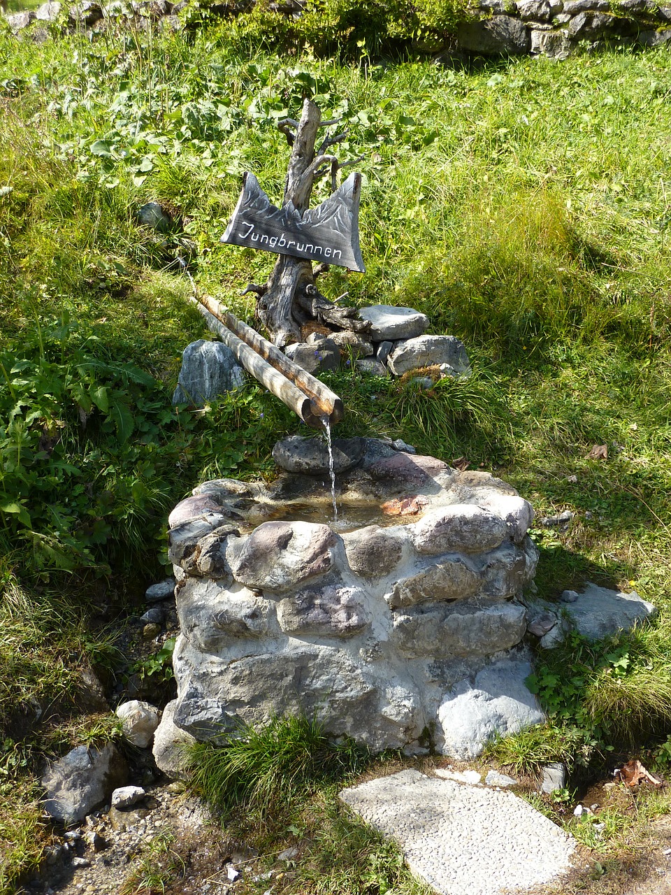 fountain water fountain nature free photo