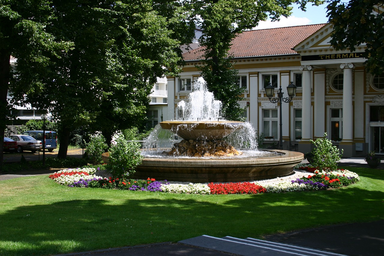 fountain bad neuenahr kurhaus free photo