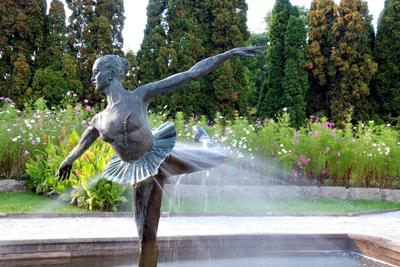 fountain park sculpture free photo