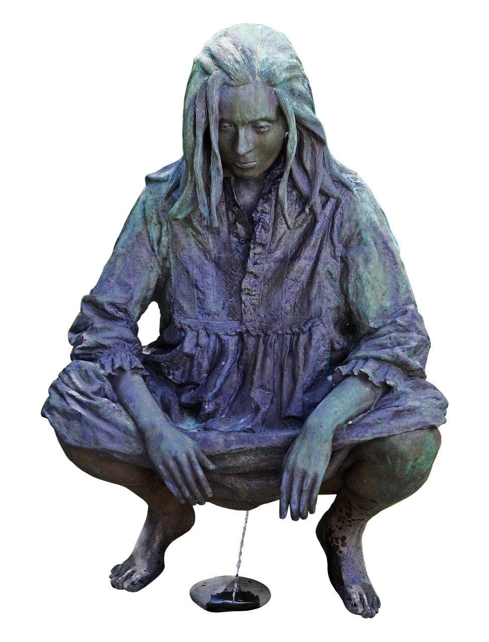fountain statue figure free photo