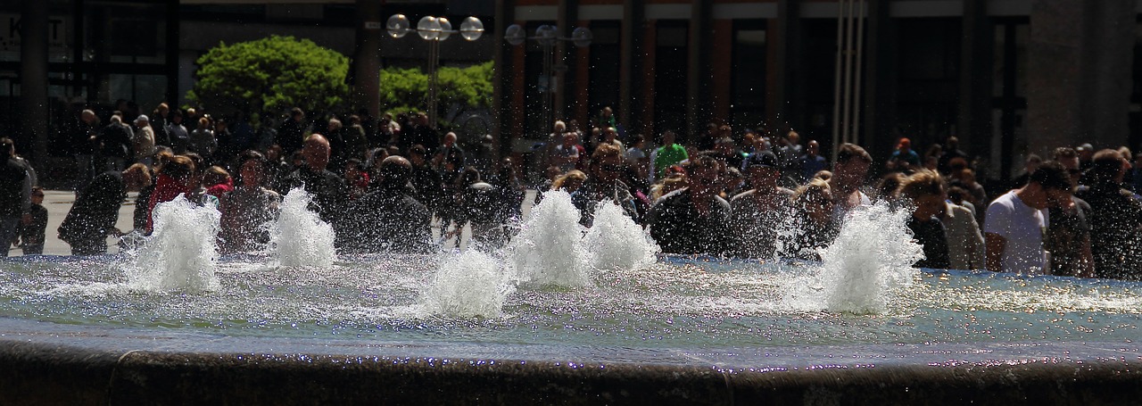 fountain water human free photo