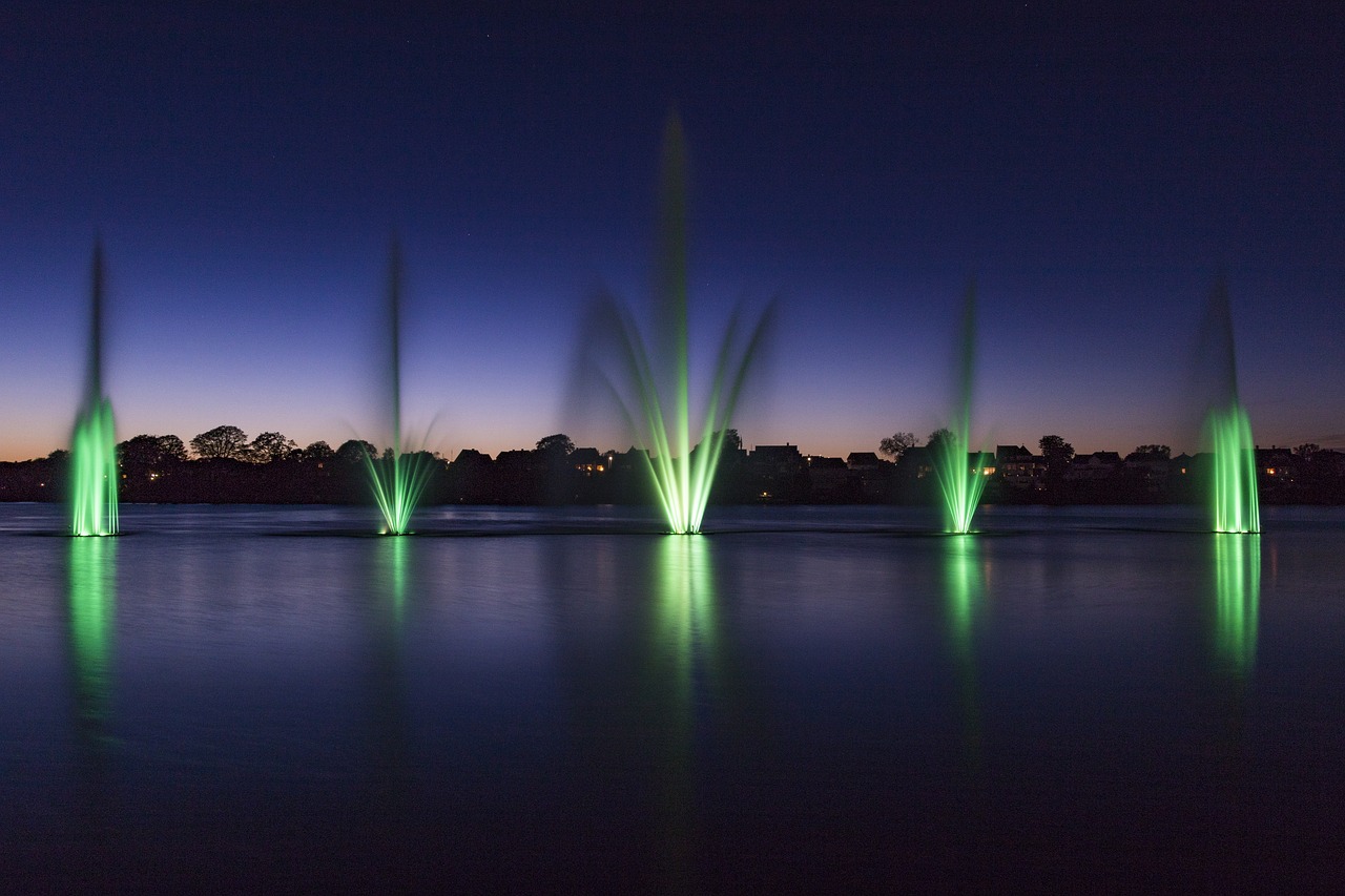 fountain  green  denmark free photo