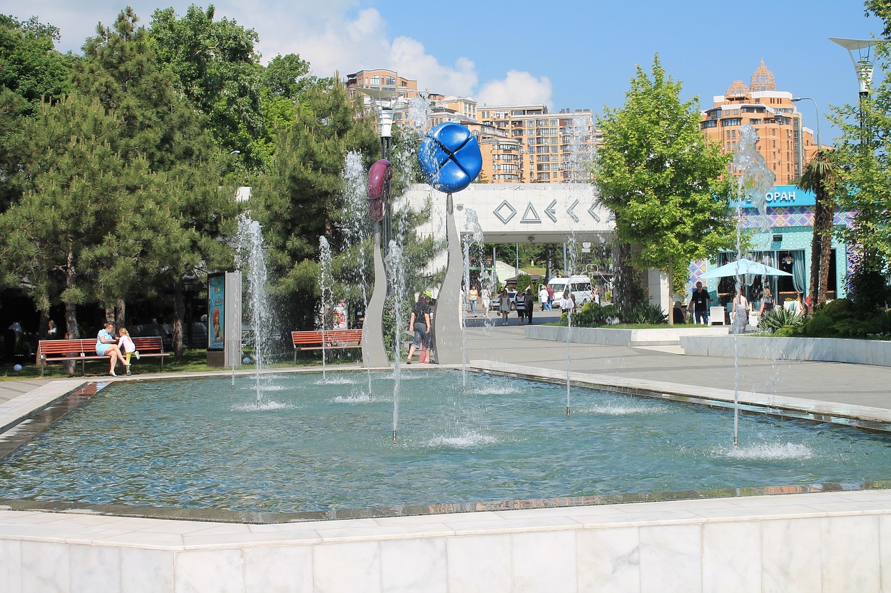 fountain  water  sun free photo