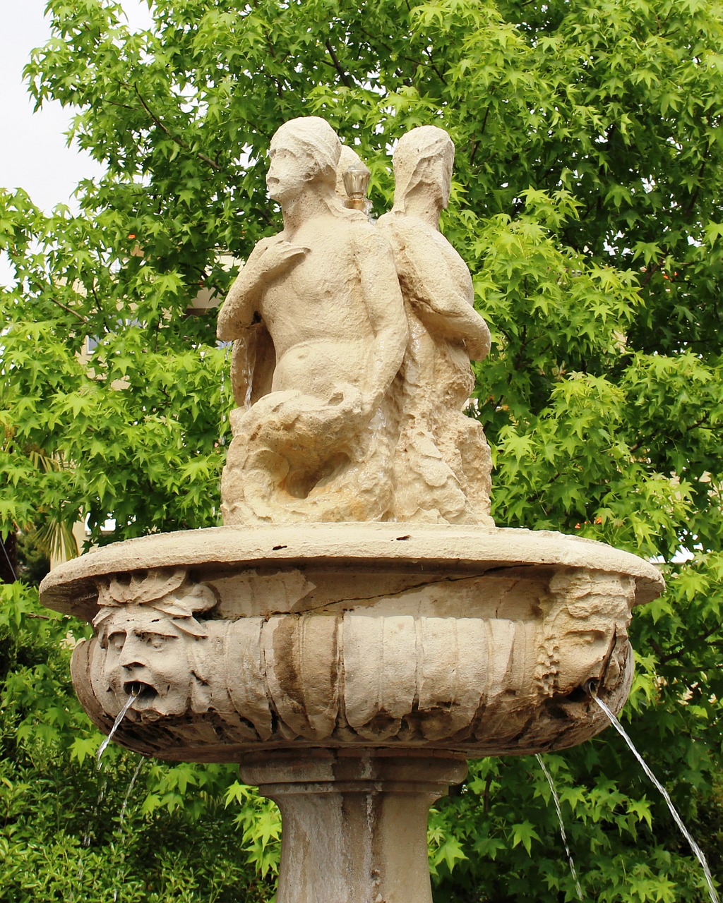 fountain antique art free photo