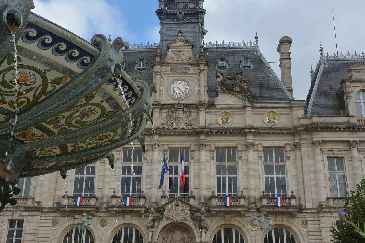 fountain  porcelain  town hall free photo