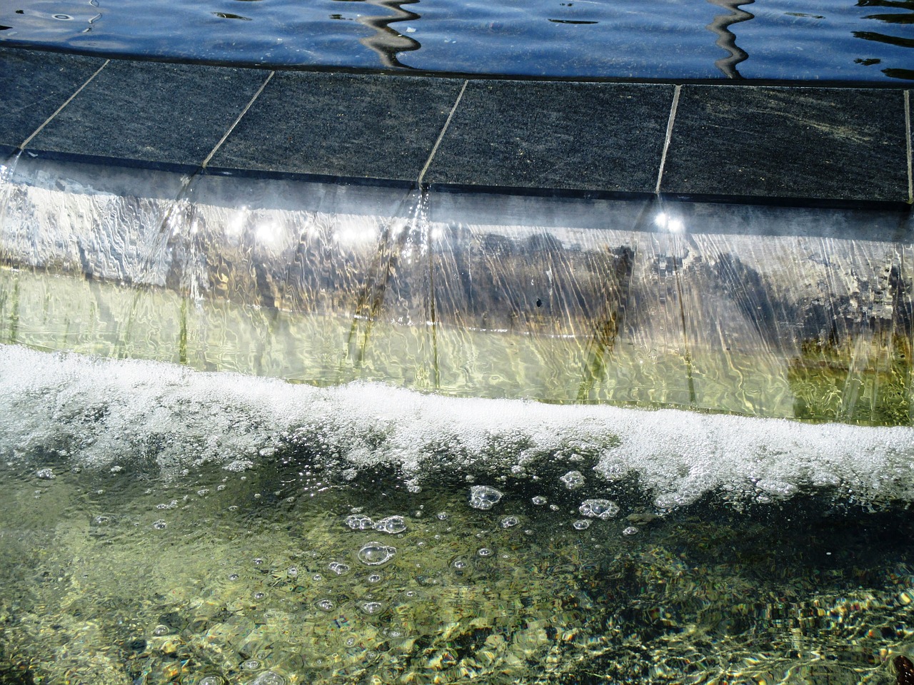 fountain water basin water free photo