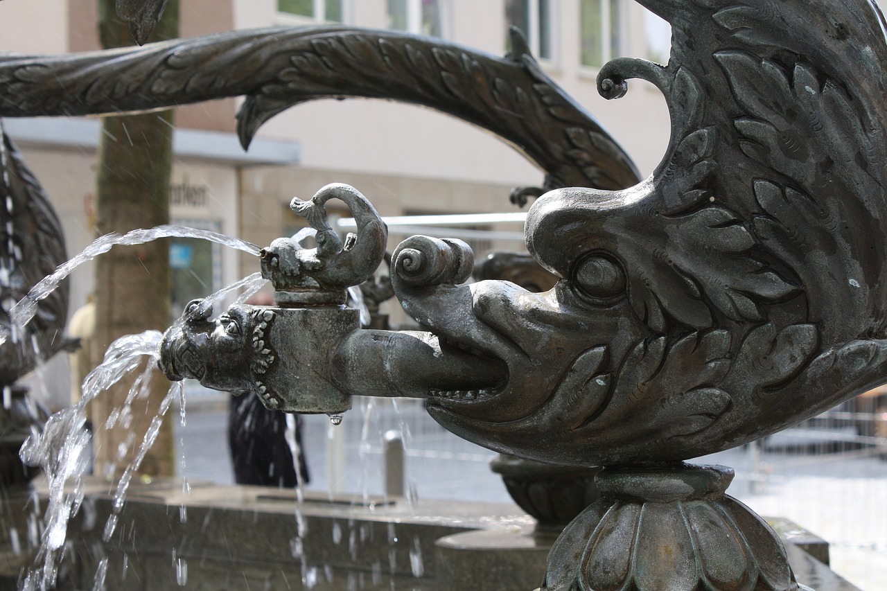 fountain fish water free photo