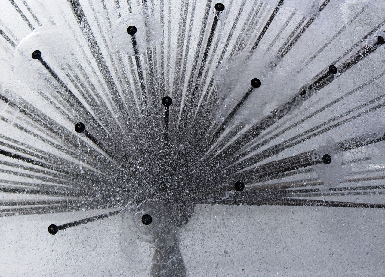 fountain gargoyle water vortex free photo