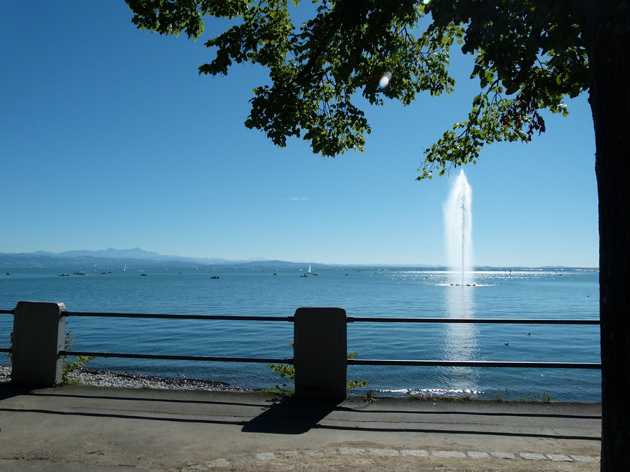 fountain friedrichshafen holiday free photo