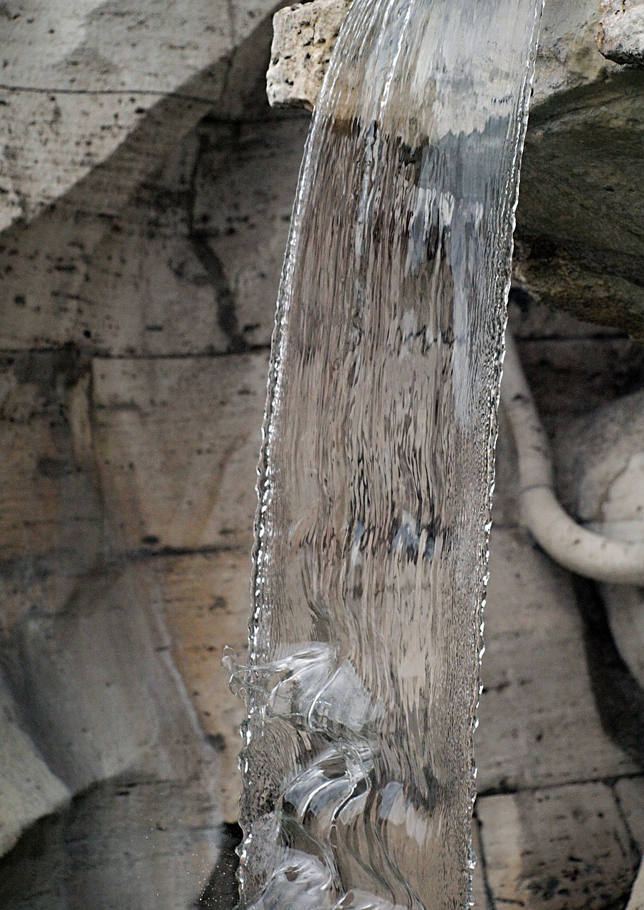 fountain water transparent free photo