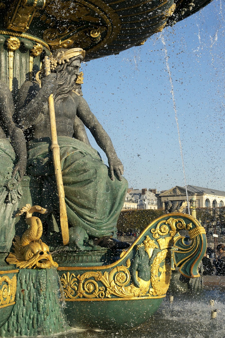 fountain place de la concorde paris free photo
