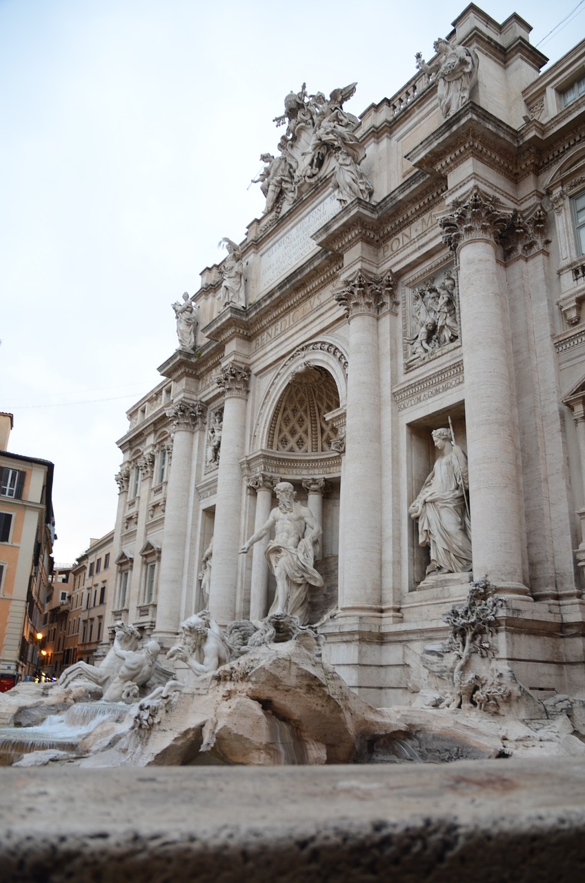 fountain trevi rome free photo