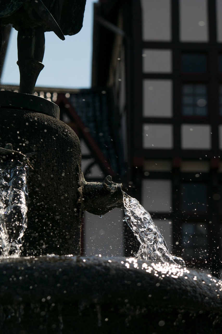 fountain water stone fountain free photo