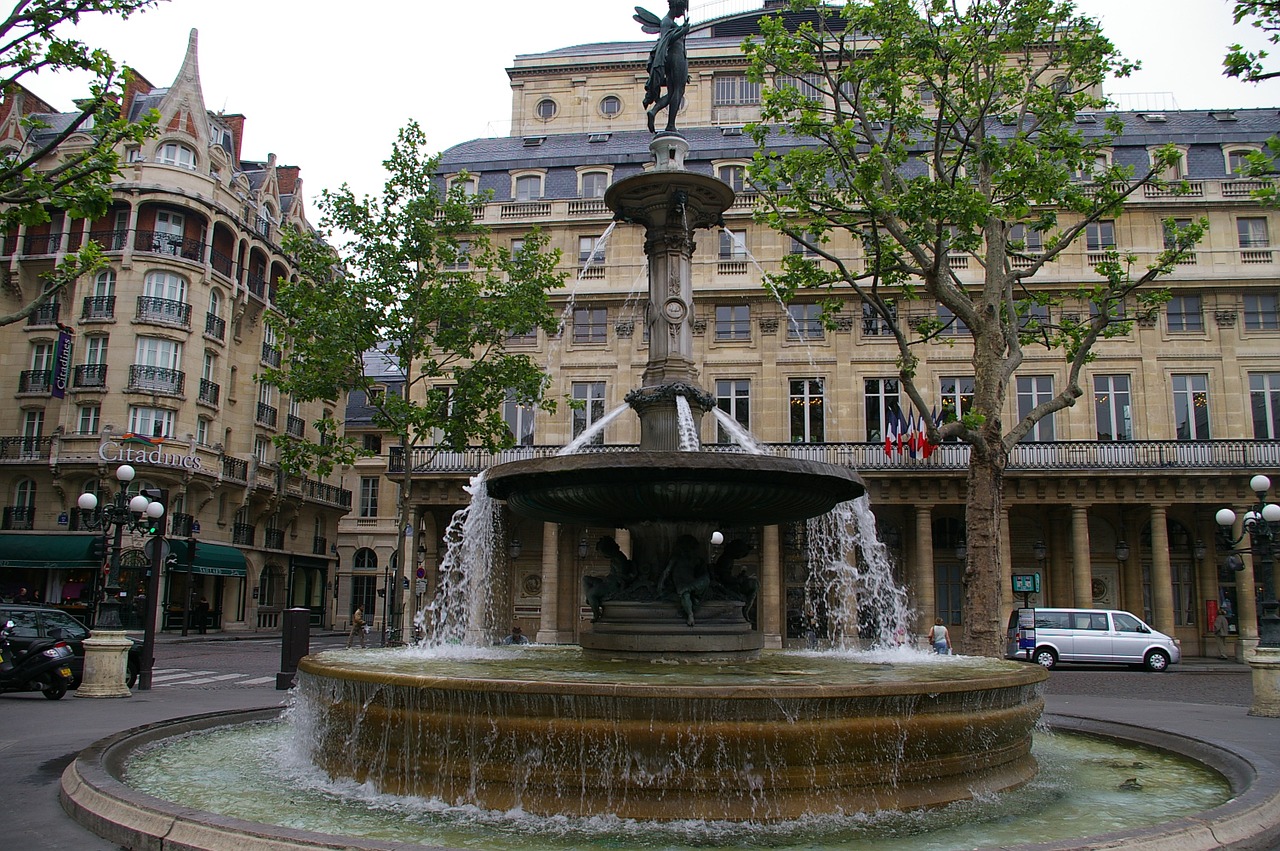 fountain paris france free photo