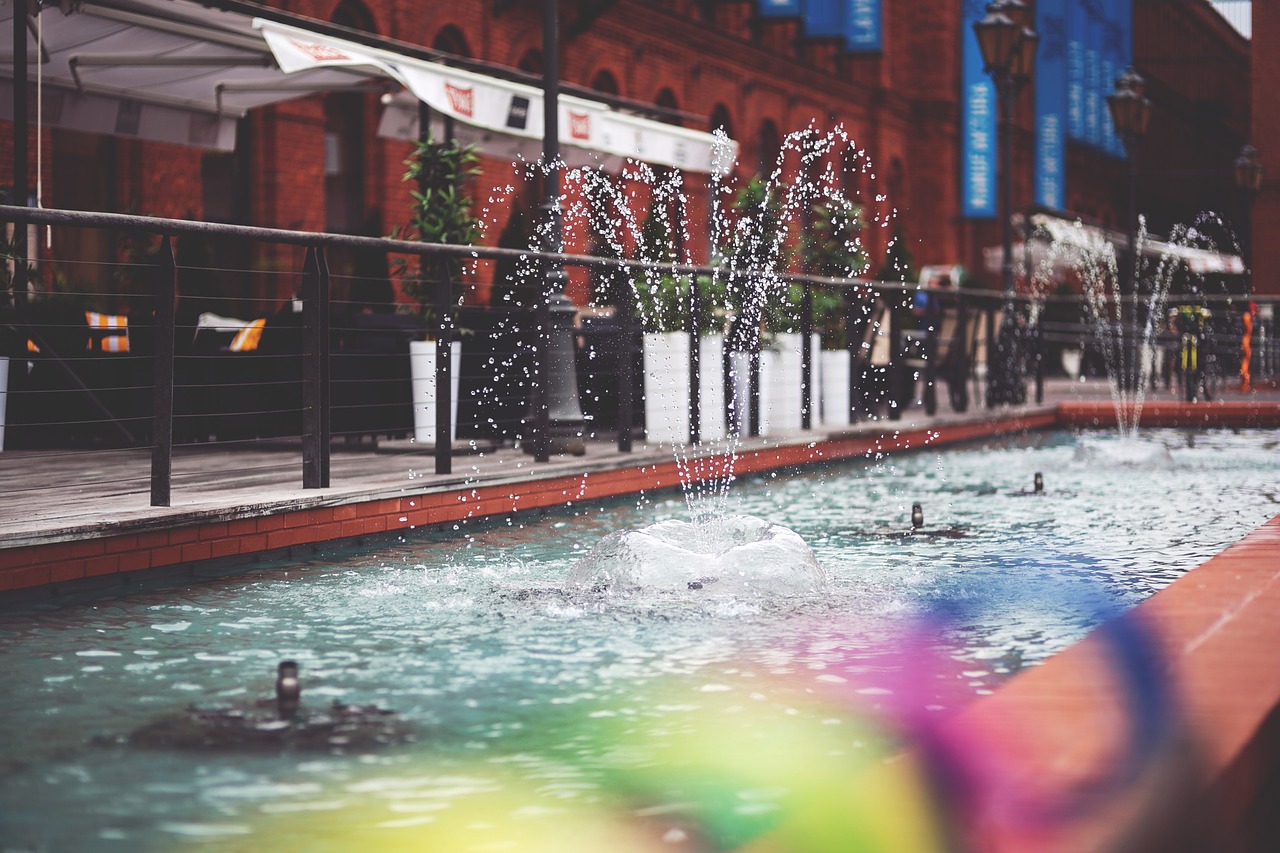 fountain poland water free photo