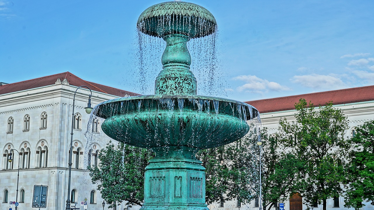 fountain munich bavaria free photo