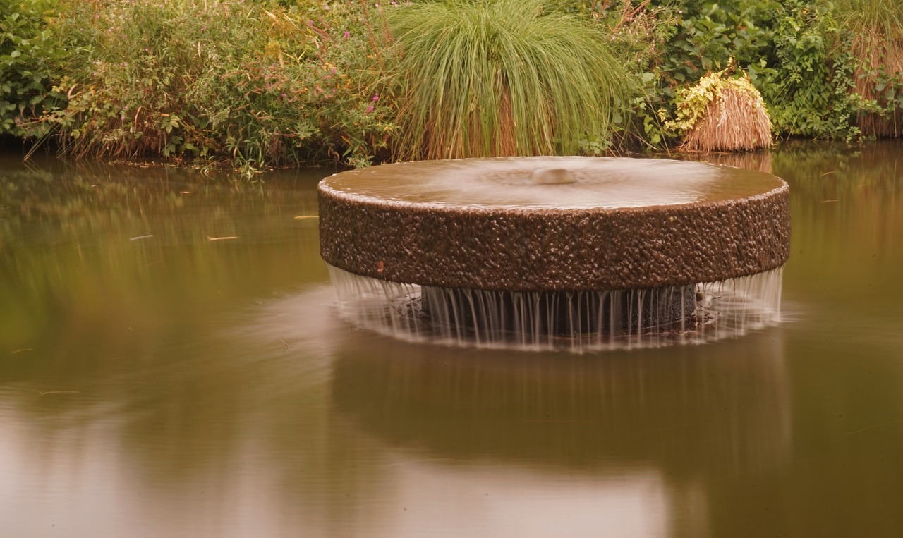 fountain water pond free photo