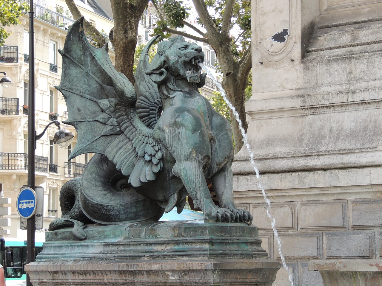 fountain paris water free photo