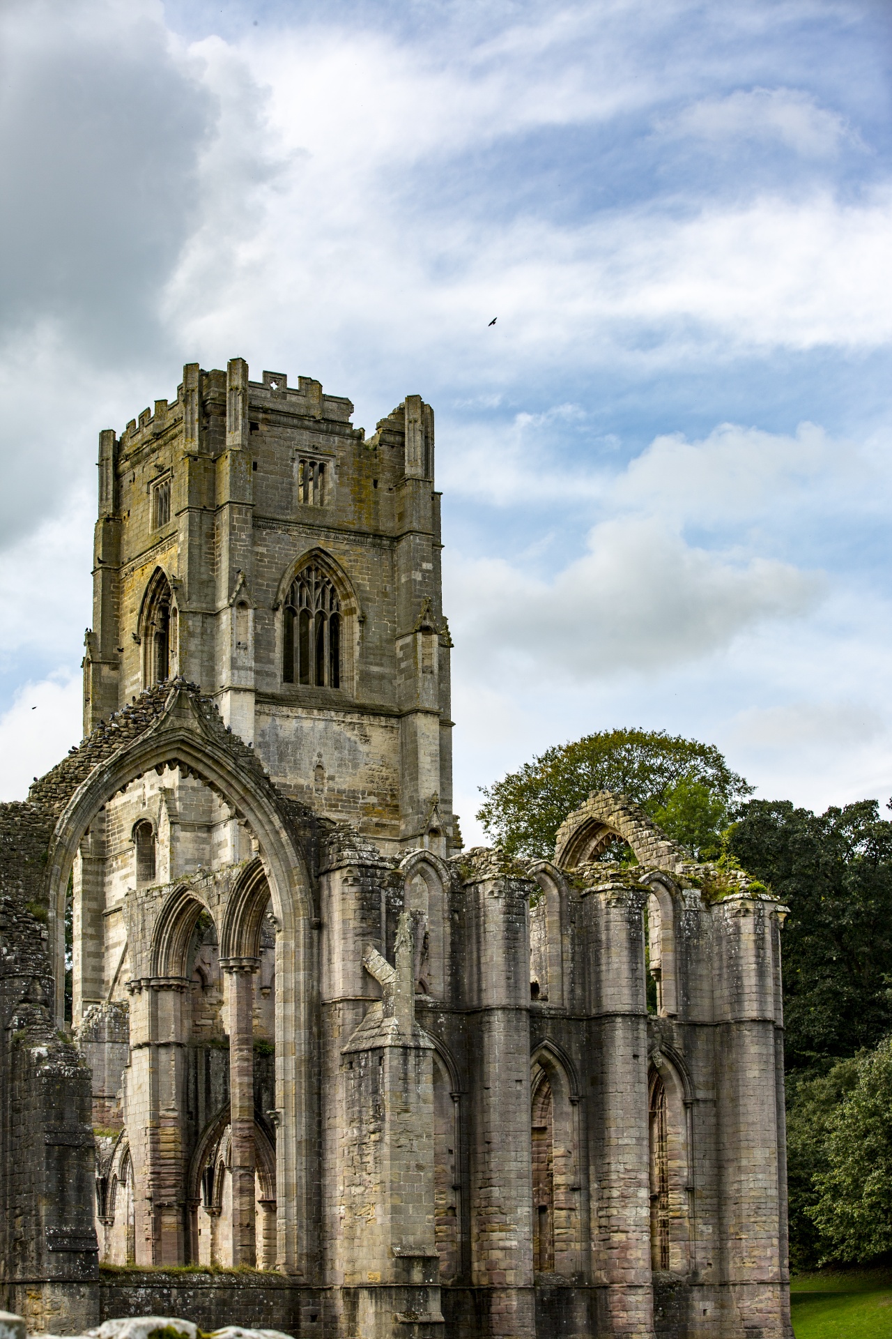 abbey fountains stone free photo