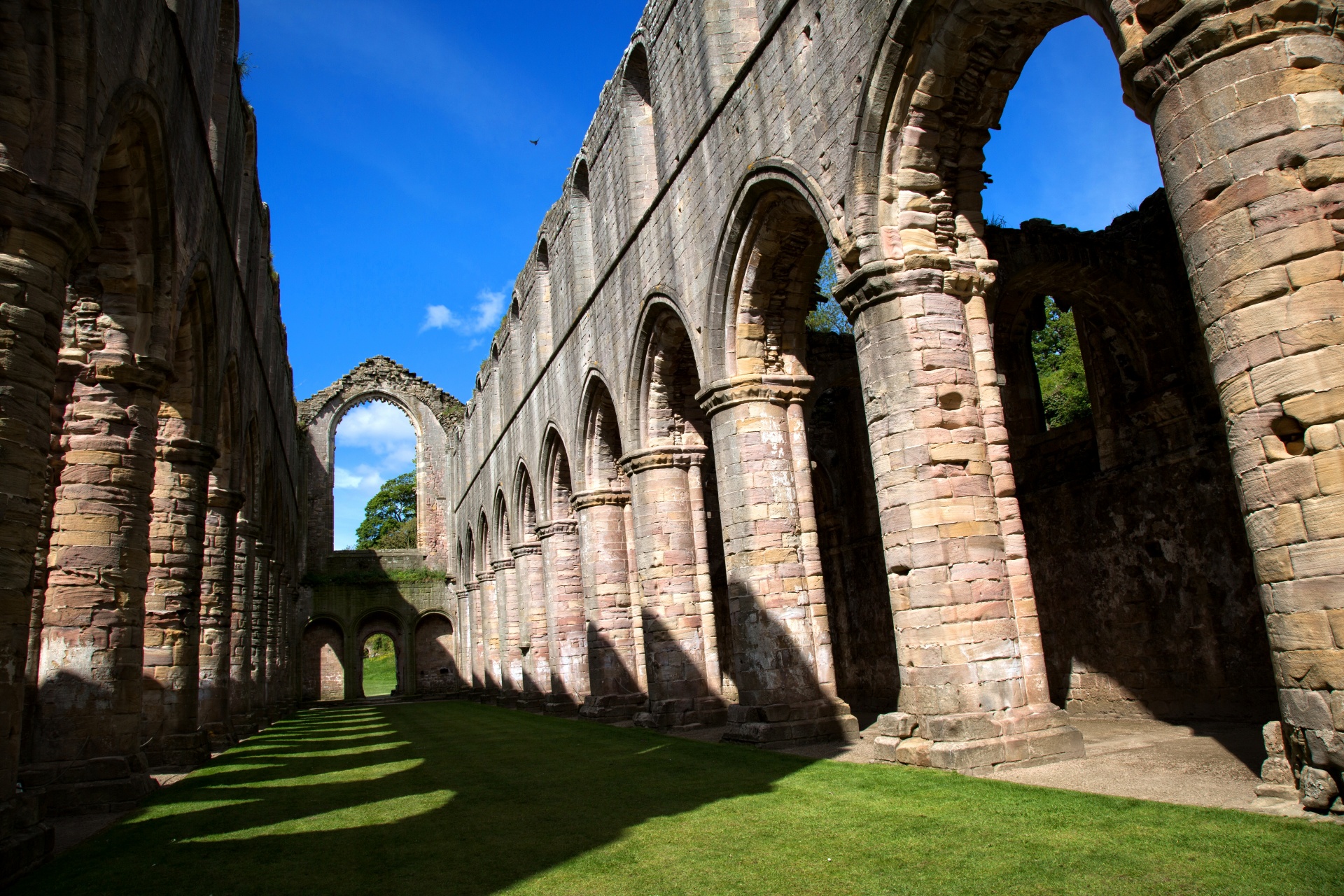 abbey fountains stone free photo