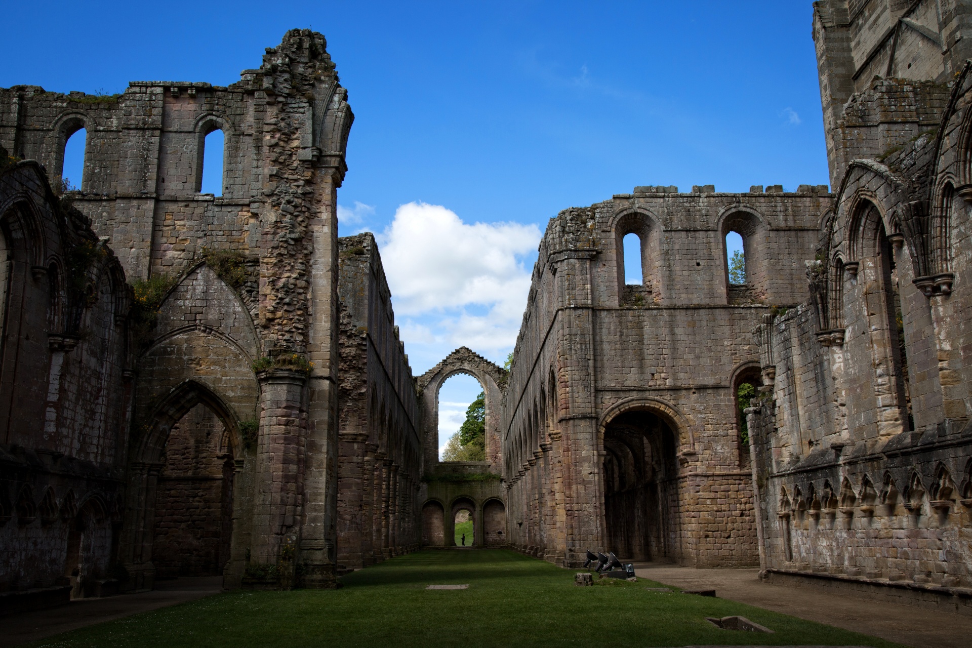 abbey fountains stone free photo