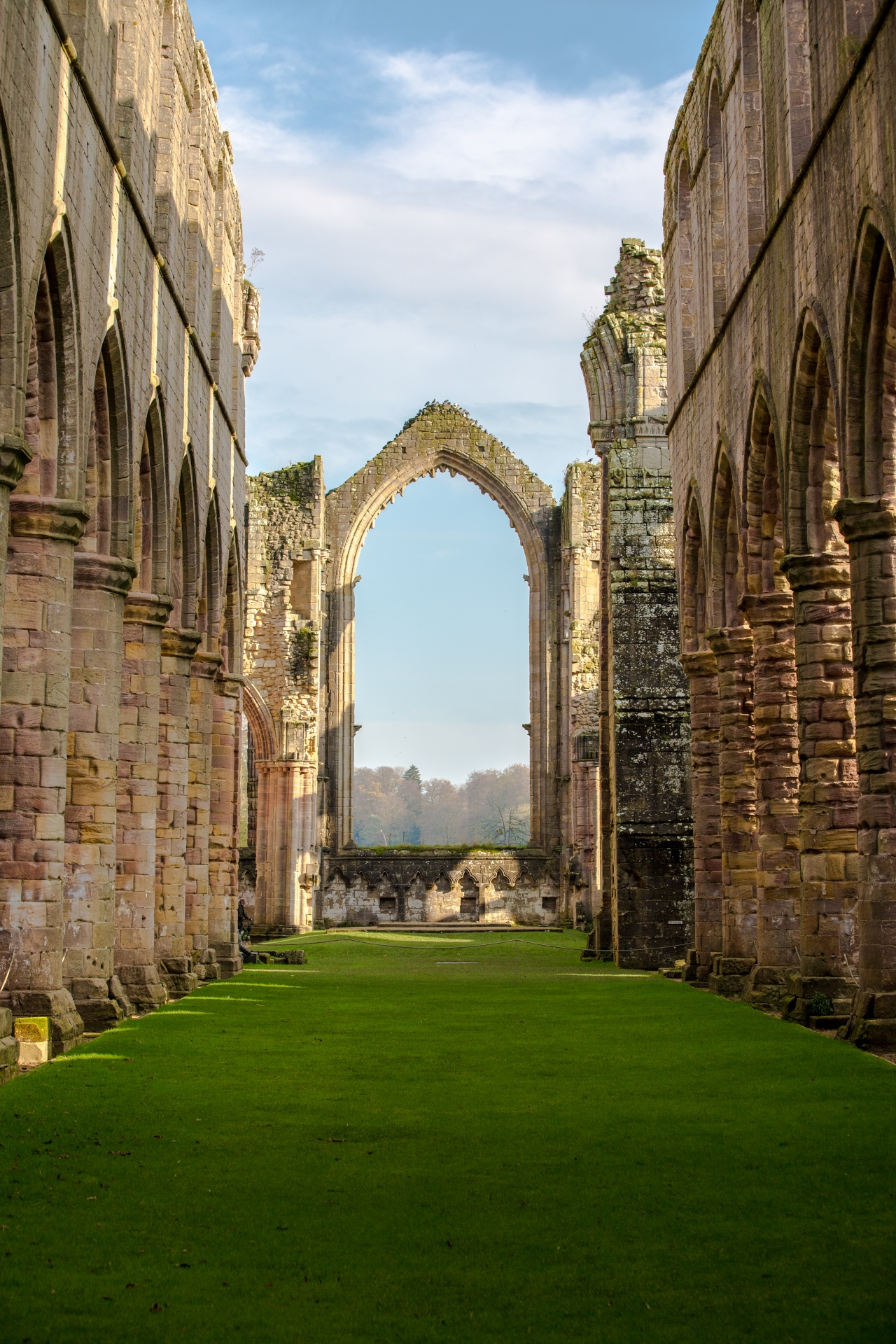 abbey fountains stone free photo