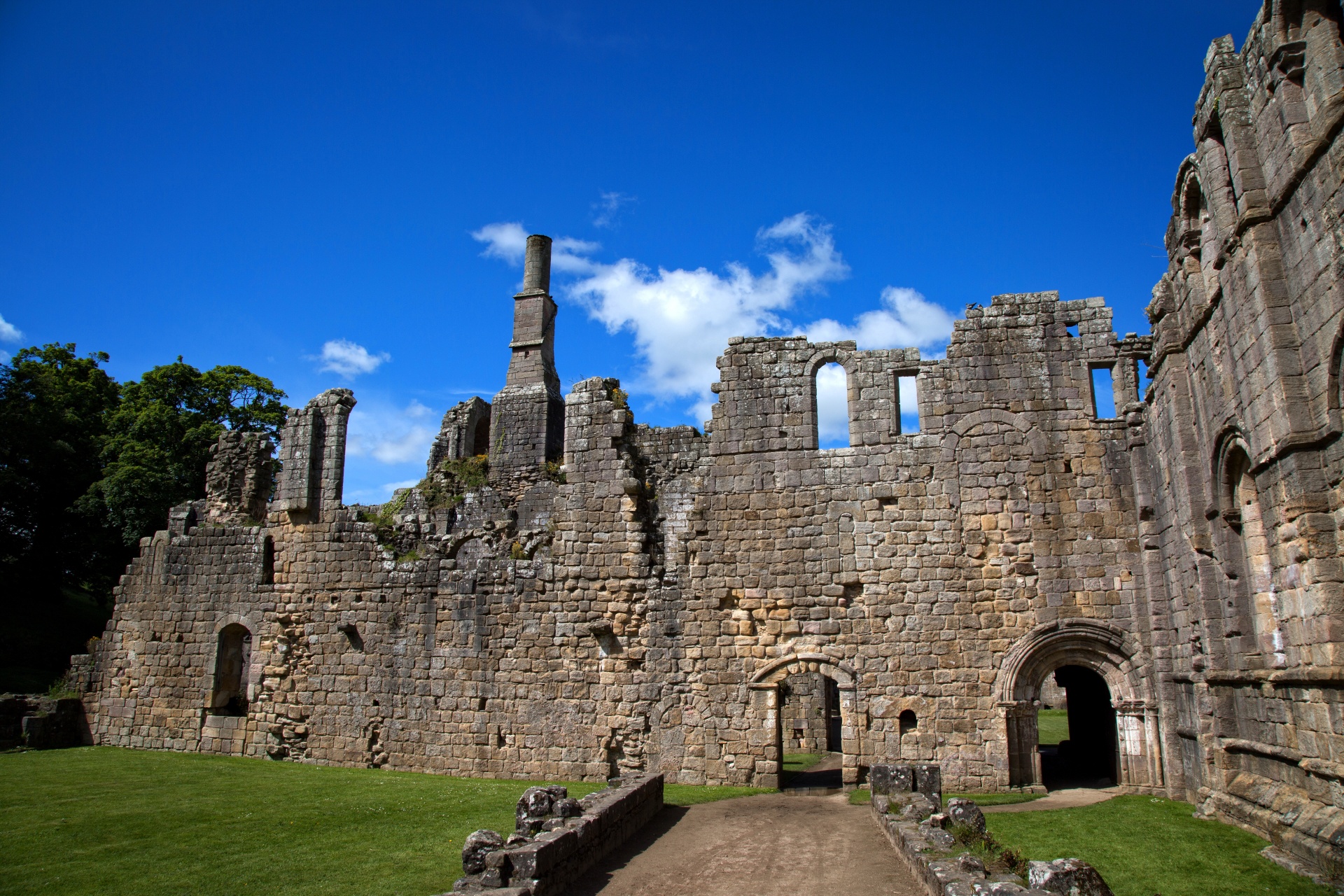 abbey fountains stone free photo