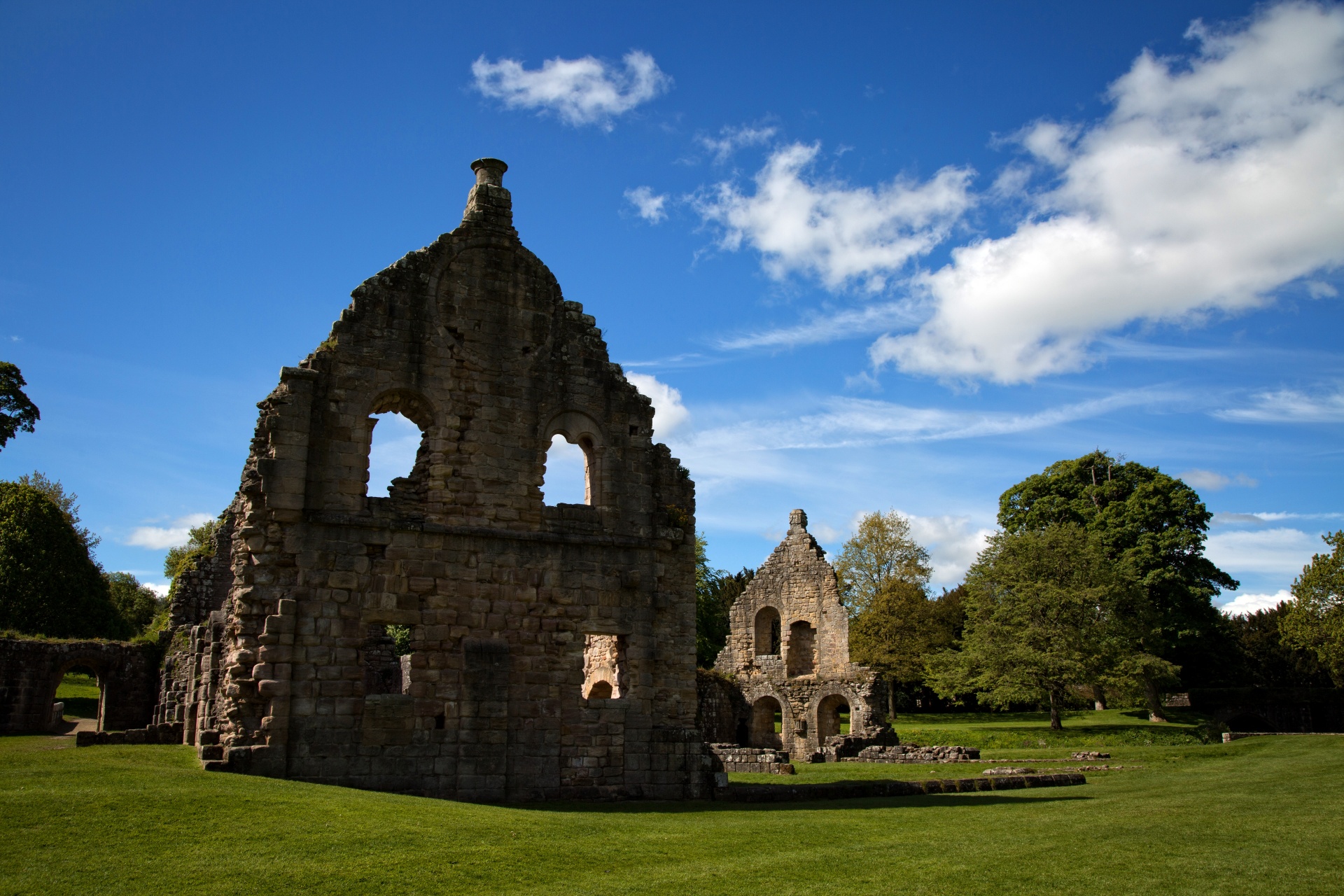 abbey fountains stone free photo