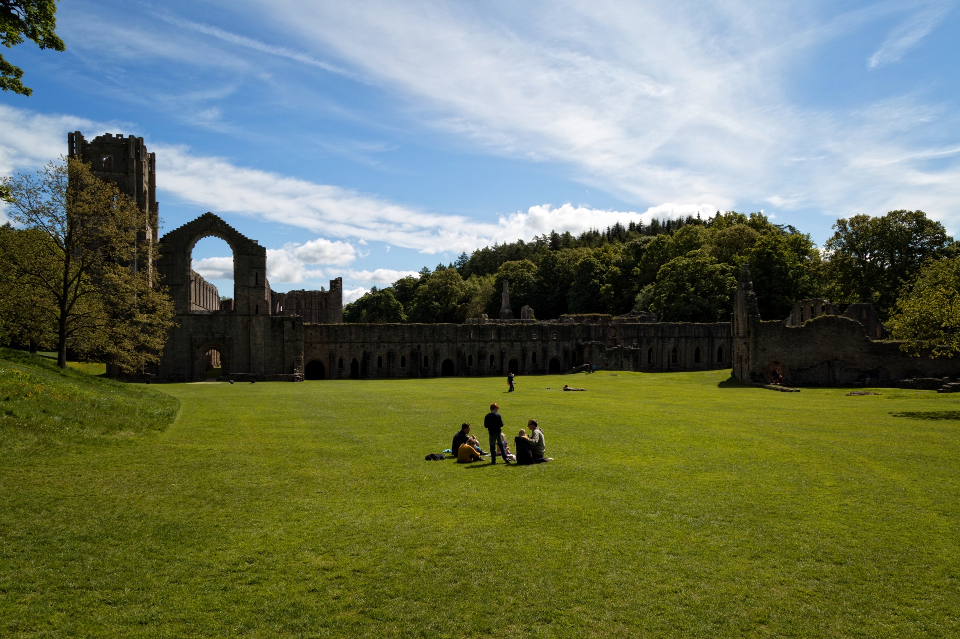 abbey fountains stone free photo