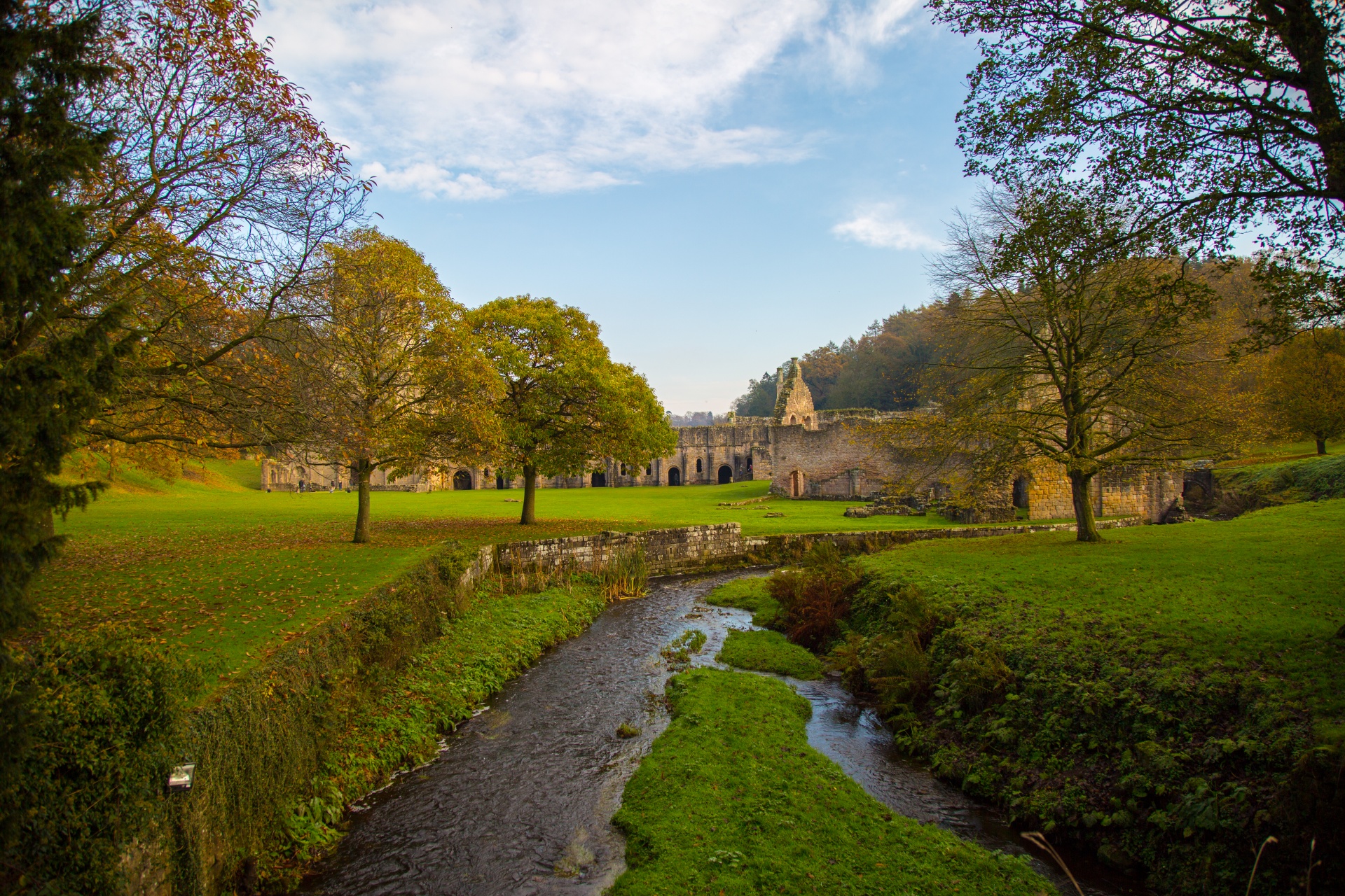 abbey fountains stone free photo