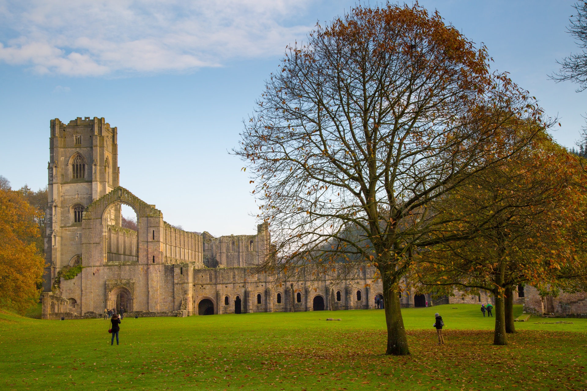 abbey fountains stone free photo