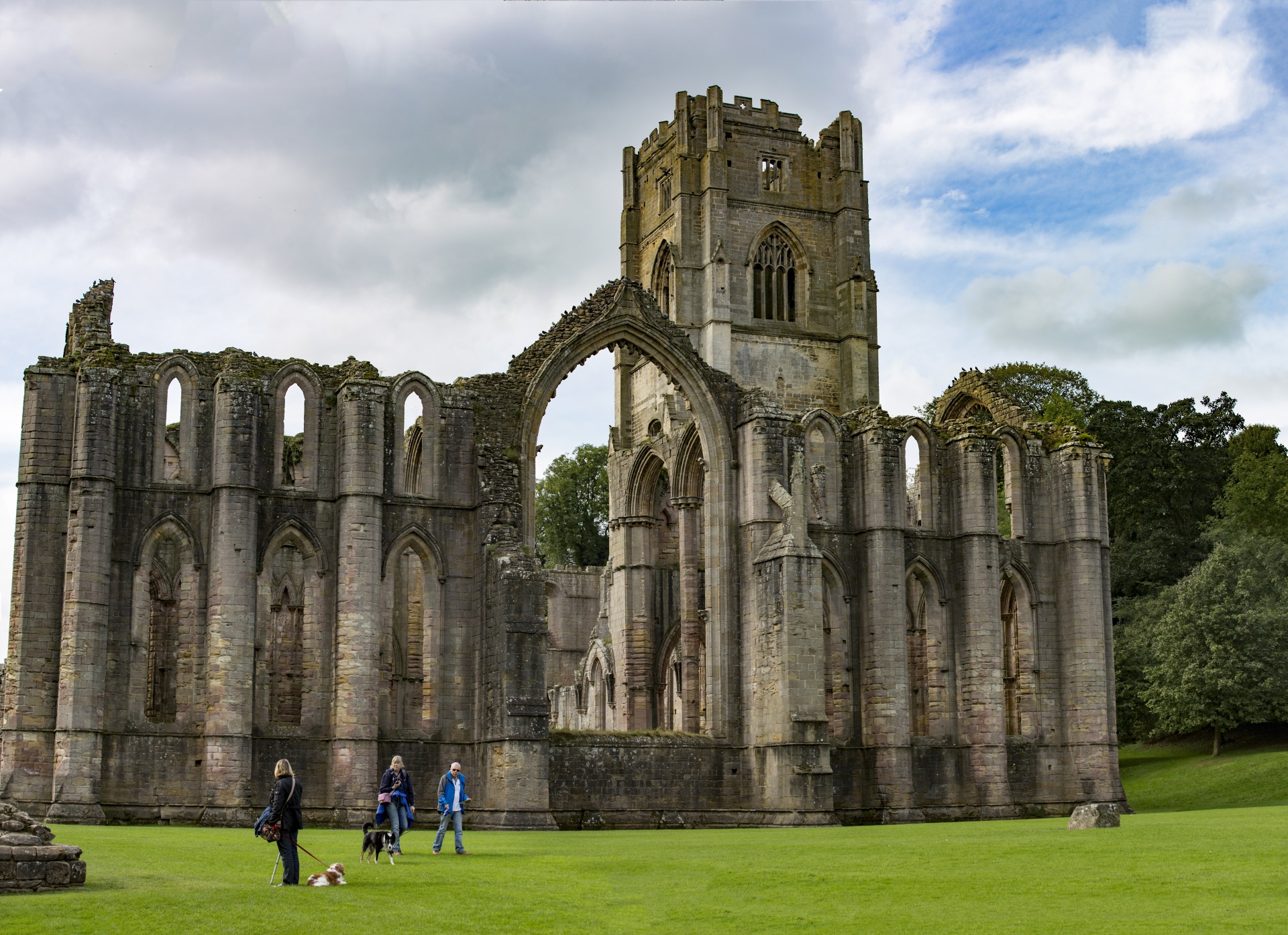 abbey fountains stone free photo