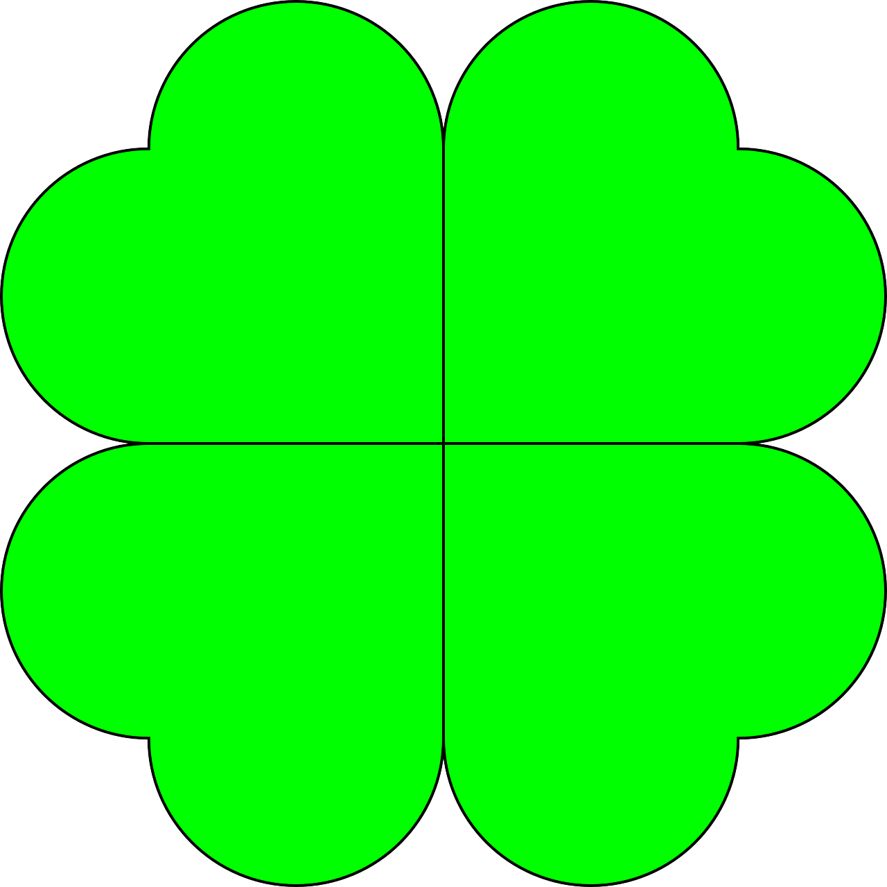 four-leaf clover shamrock luck free photo