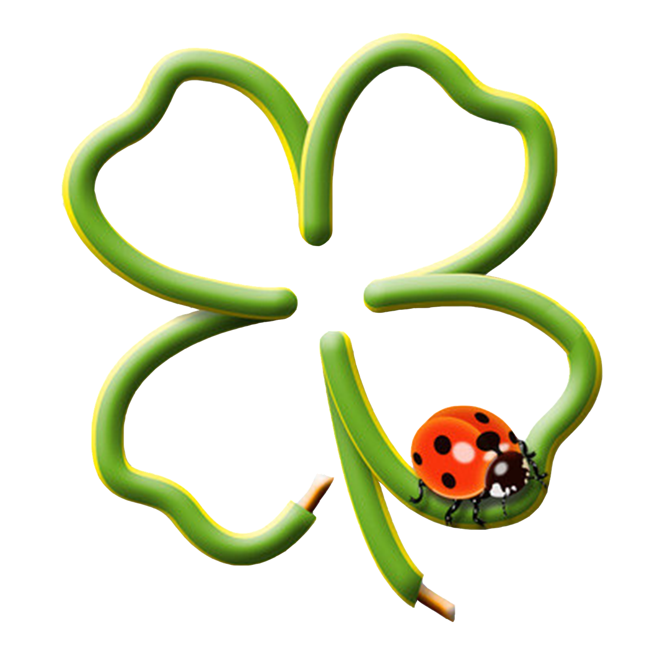 four leaf clover wire shaped free photo