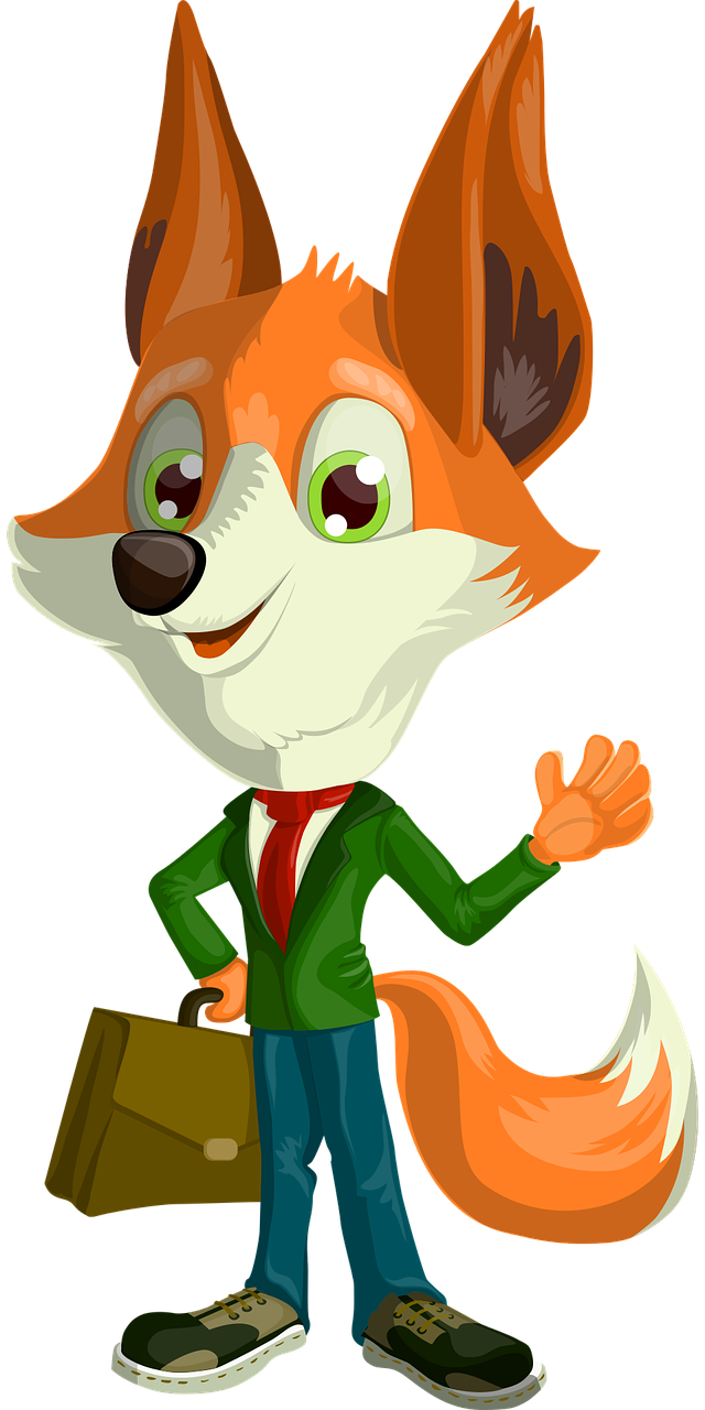 fox businessman male free photo