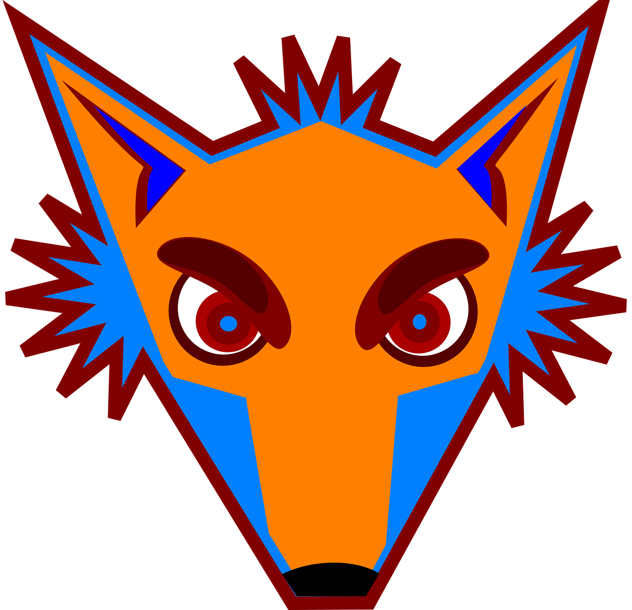 fox head cartoon free photo