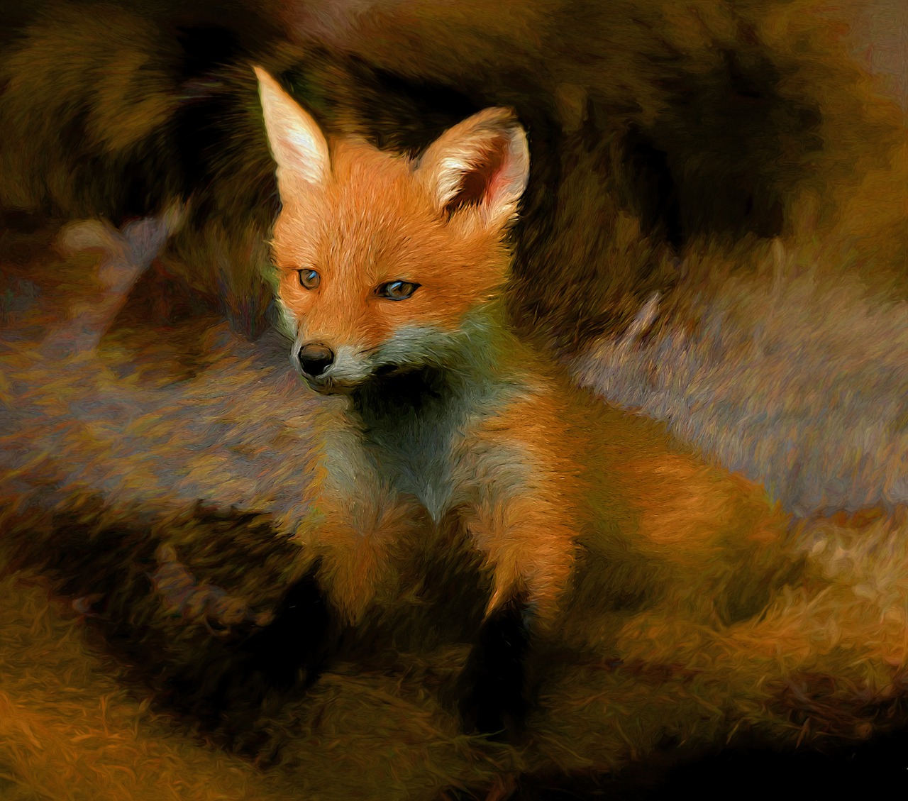 fox  wildlife  kit free photo