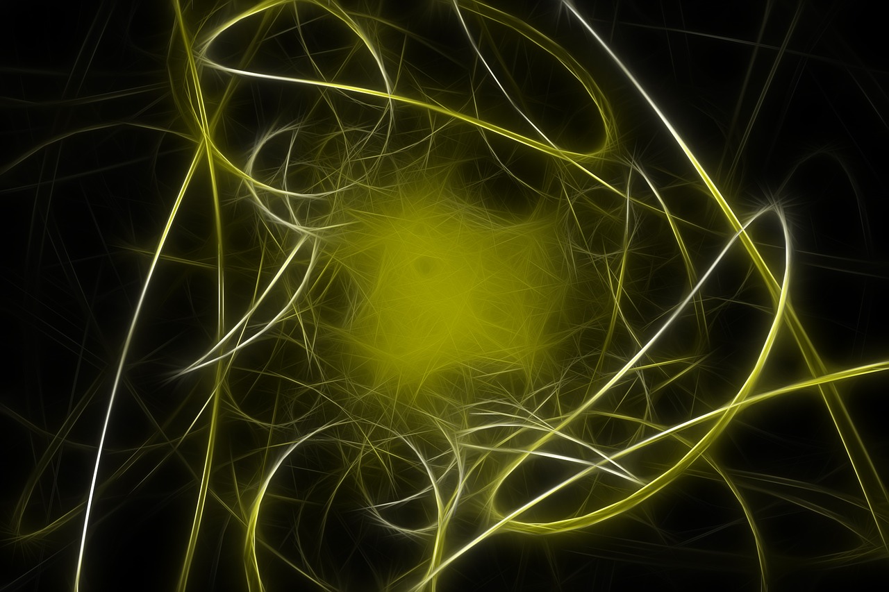 fractal light form free photo