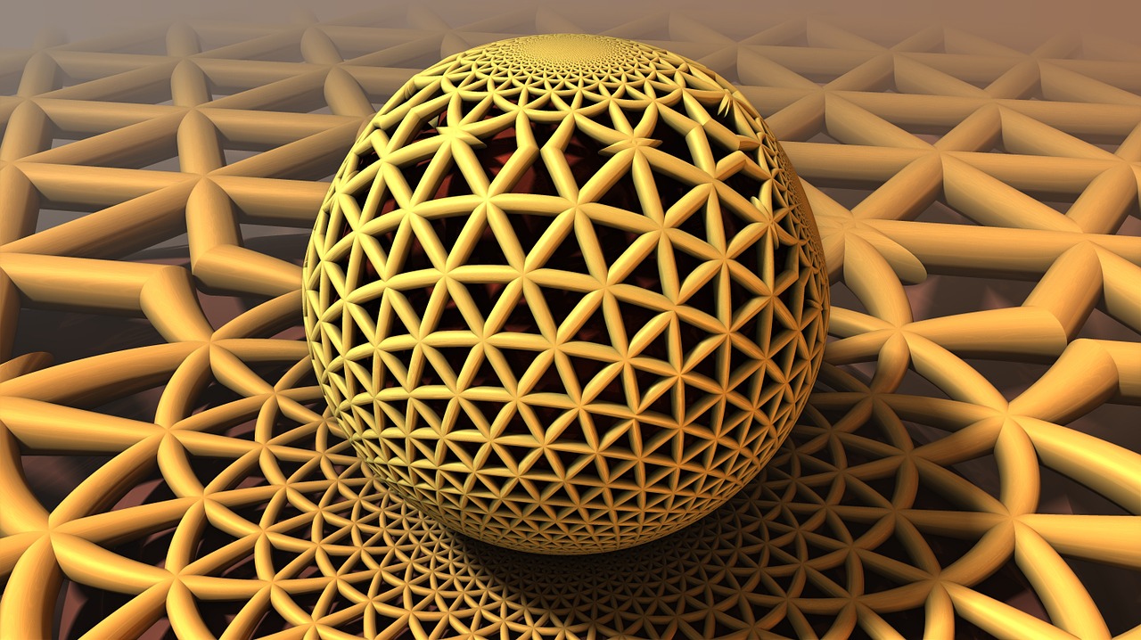fractal sphere ball free photo