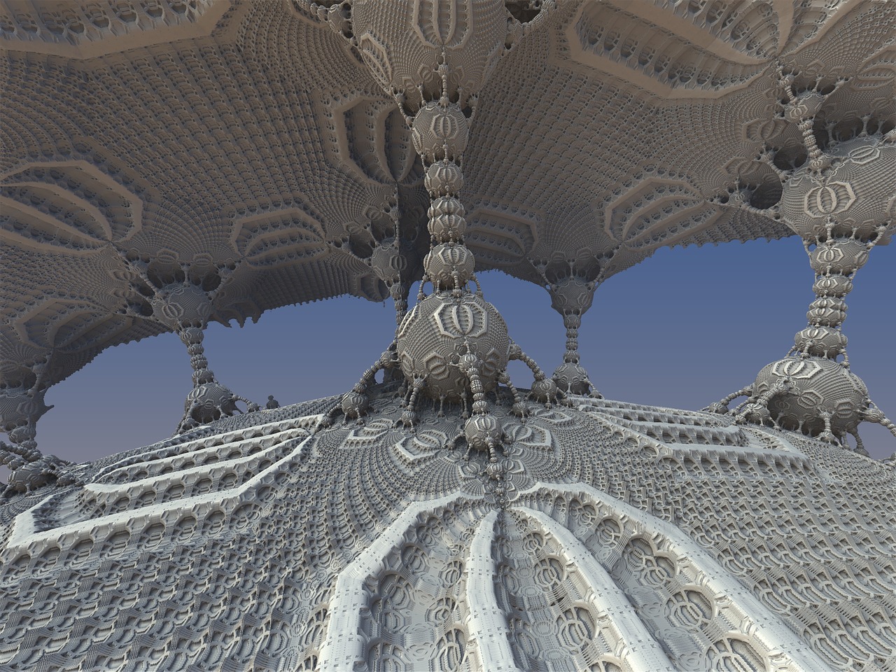 fractal 3d geometry free photo