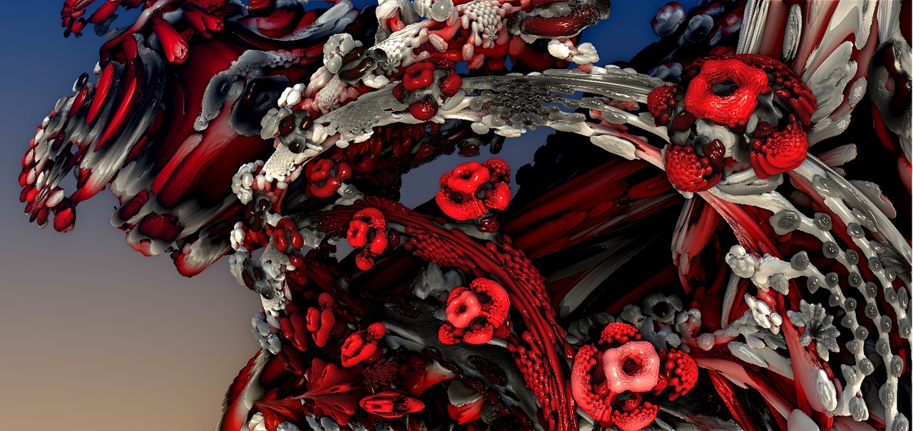 fractal flowers free illustration free photo