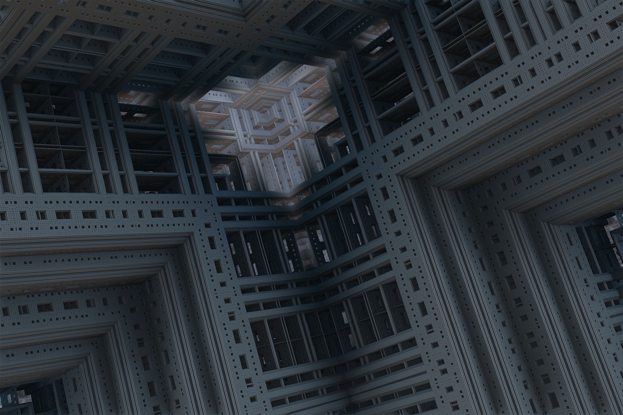 fractal 3d render free photo