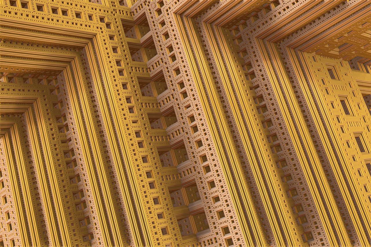 fractal 3d render free photo