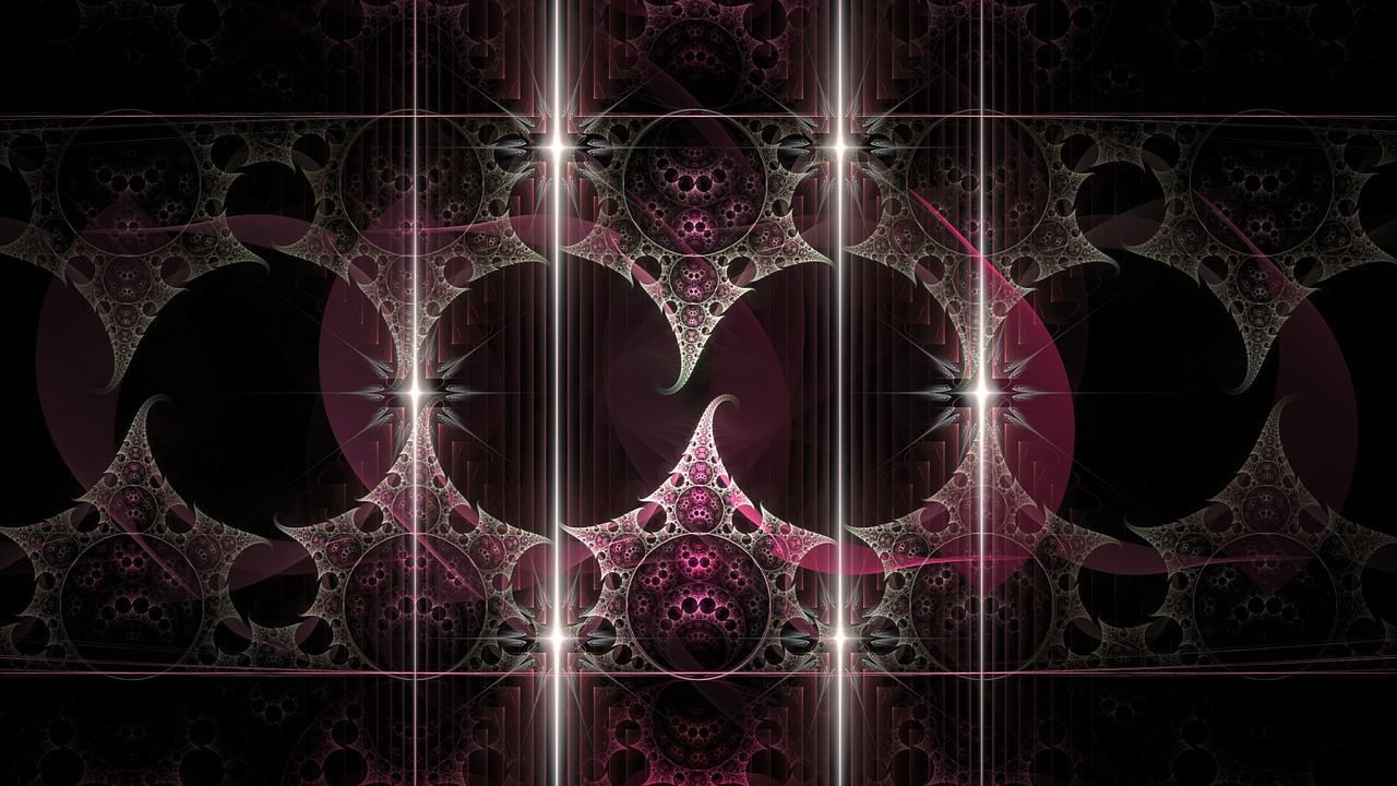 fractal digital wallpaper free photo