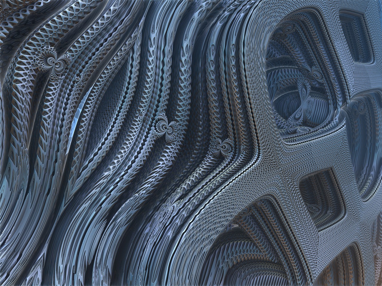 fractal 3d render free photo