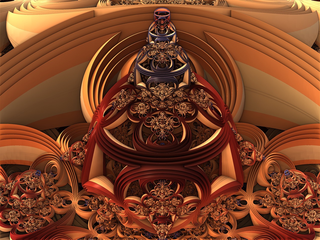 fractal render 3d free photo