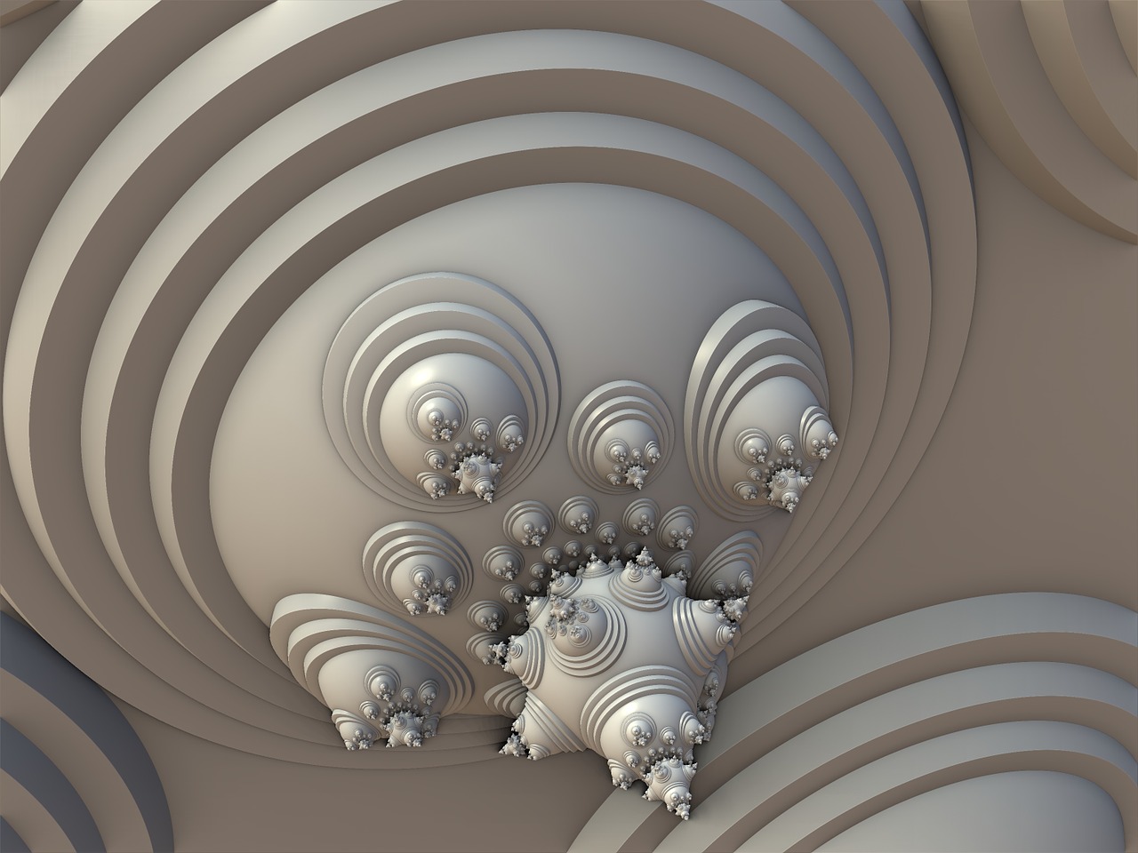 fractal 3d render free photo