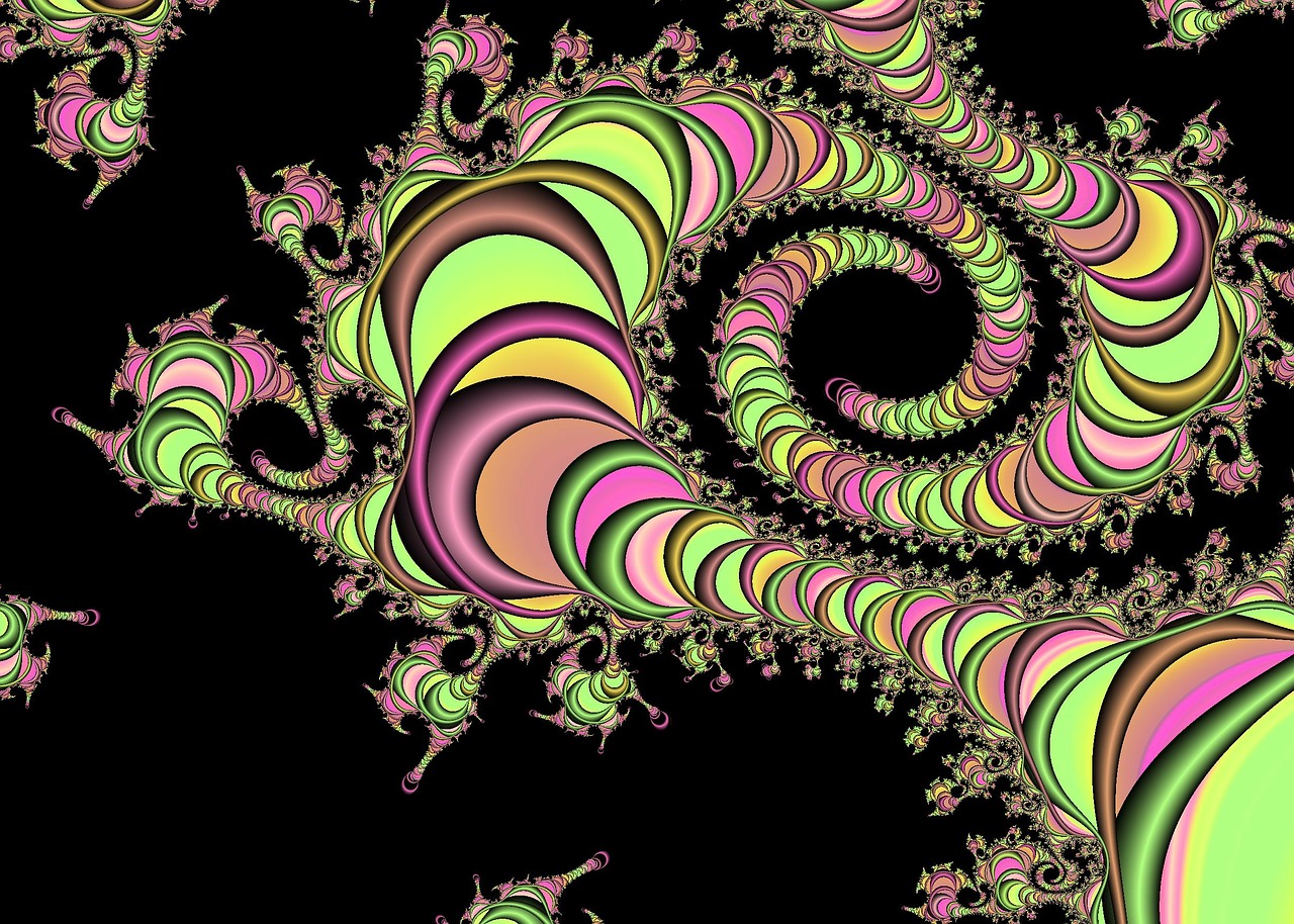 fractal art artwork free photo