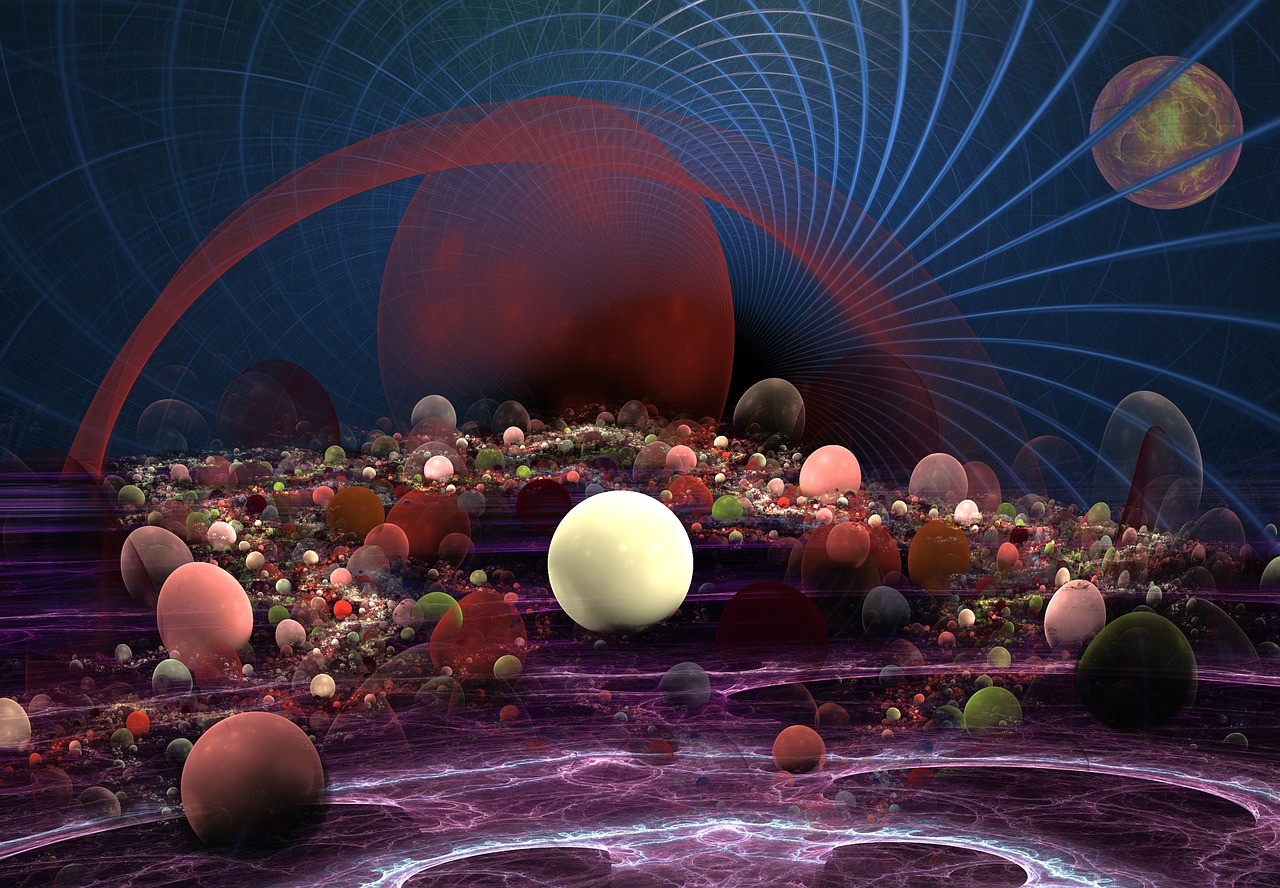 fractal digital art art free photo